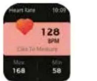 Heart Rate 10:09 128 BPM Cite To Meisbury Max Min 168 58
