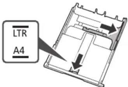 CANON Pixma TS6540i - Faites glisser séparément les guides papier. - 1