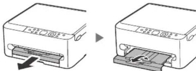 CANON Pixma TS6540i - Pull out the paper output tray. - 1