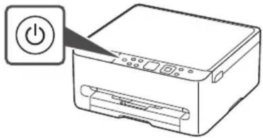 CANON Pixma TS6540i - Mise sous tension de l'imprimante - 2