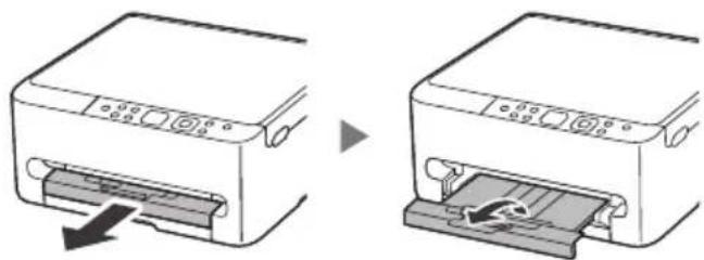 CANON Pixma TS6540i - BbIDBnHbTe IOTOK npneMa 6ymaru. - 1