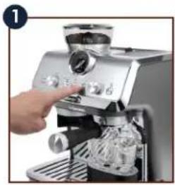 DELONGHI La Specialista Arte Evo EC9255 - Schritt 3 - Ausgabe - 1