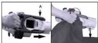EINHELL Royal BLS 3200 - • VACUUM ATTACHMENT ASSEMBLY INSTRUCTIONS - 1