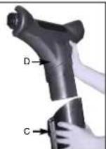 EINHELL Royal BLS 3200 - BLOWER ATTACHMENT ASSEMBLY INSTRUCTIONS - 2