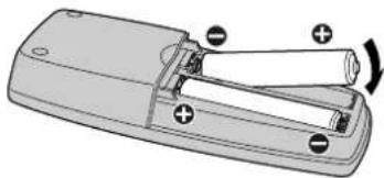 EIZO DuraVision PTLAN51 - 2-4. Préparation de la télécommande - 2