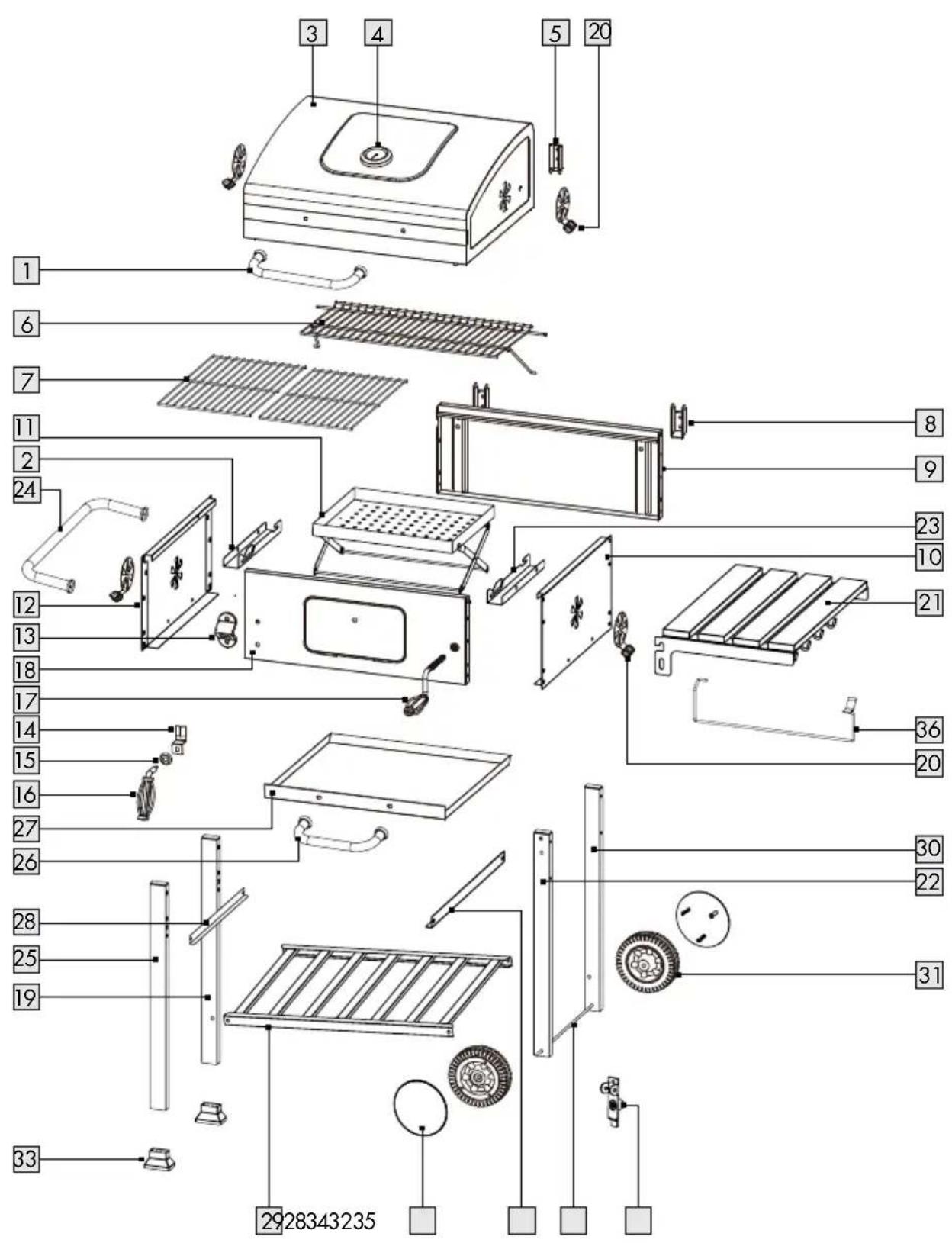 Grillmeister HG09967 - Service Schweiz - 1