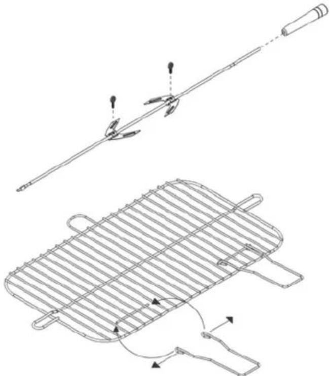 Grillmeister GGW 84 B1 - Stap 7 - 1