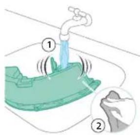 PHILIPS HomeRun 7000 Series XU7100 - Cleaning the water tank - 2