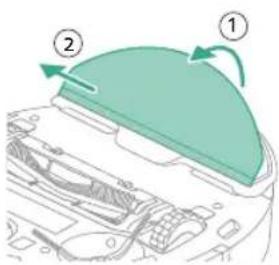 PHILIPS HomeRun 7000 Series XU7100 - Cleaning the washable mop pad - 2