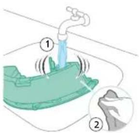 PHILIPS HomeRun 7000 Series XU7100 - Nettoyage du réservoir d'eau - 2