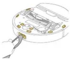 PHILIPS HomeRun 7000 Series XU7100 - Čistenie umyvatelného filtra - 6