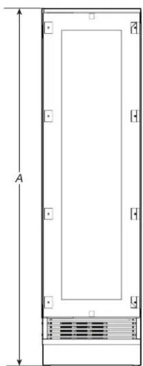 JENN-AIR JBWFNL18RX - Product Dimensions - 1
