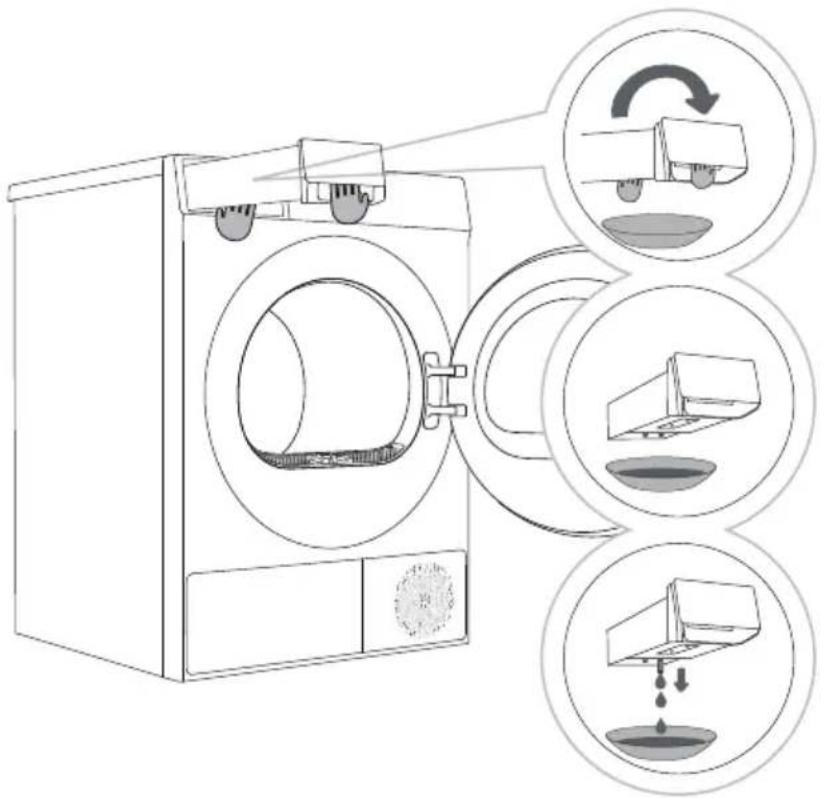 HISENSE DH5I104BWAB - VIDER LA BOÎTE DE CONDENSAT - 1