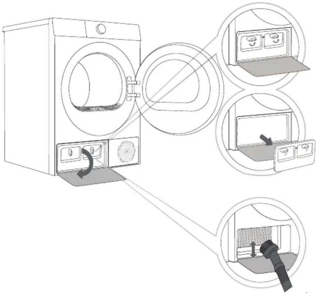 HISENSE DH5I104BWAB - NETTOYAGE DU FILTRE DE LA POMPE À CHALEUR - 2