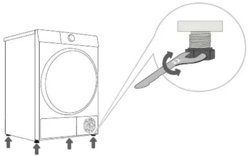 HISENSE DH5I104BWAB - PIED RÉGLABLE - 1