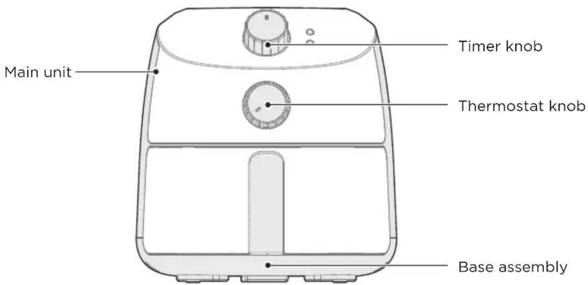 MIDEA MAF20P0BPK - Parts Name - 1
