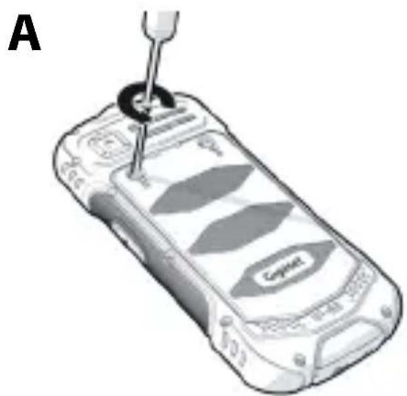 GIGASET GLX 8 - Inserting micro SIM cards and memory cards - 2