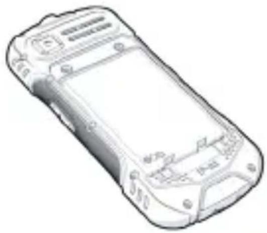 GIGASET GLX 8 - Inserimento, rimozione e ricarica della batteria - 2