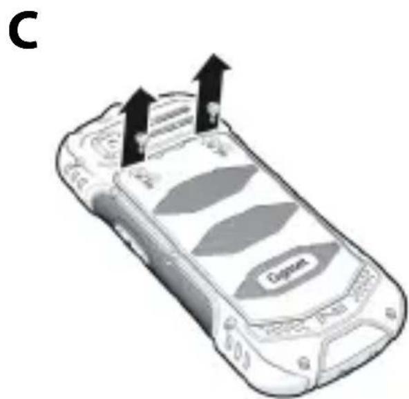 GIGASET GLX 8 - Inserting micro SIM cards and memory cards - 4