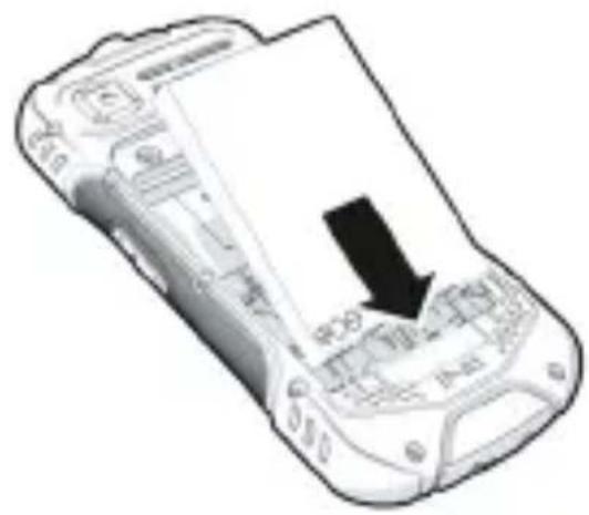 GIGASET GLX 8 - Inserimento, rimozione e ricarica della batteria - 1