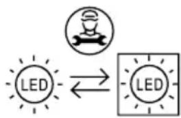 SABA SBS5734WDILE - Remplacement de l'ampoule LED - 1