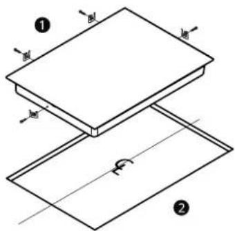 LG CBEW3613BE - Installation de la surface de cuisson - 3