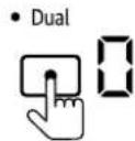 LG CBEW3613BE - Para activar el elemento double - 1