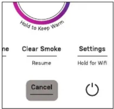GE Profile P9SBCAS6WBB - Apagado del Ahumador - 1