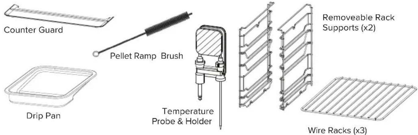 GE Profile P9SBCAS6WBB - Included Accessories - 1