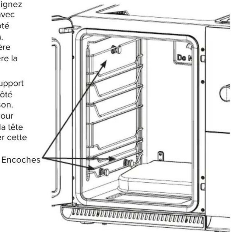 GE Profile P9SBCAS6WBB - Supports de grille amovibles - 2