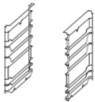 GE Profile P9SBCAS6WBB - Removable Rack Supports - 1