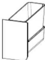 GE Profile P9SBCAS6WBB - Bac à déchets et support - 3