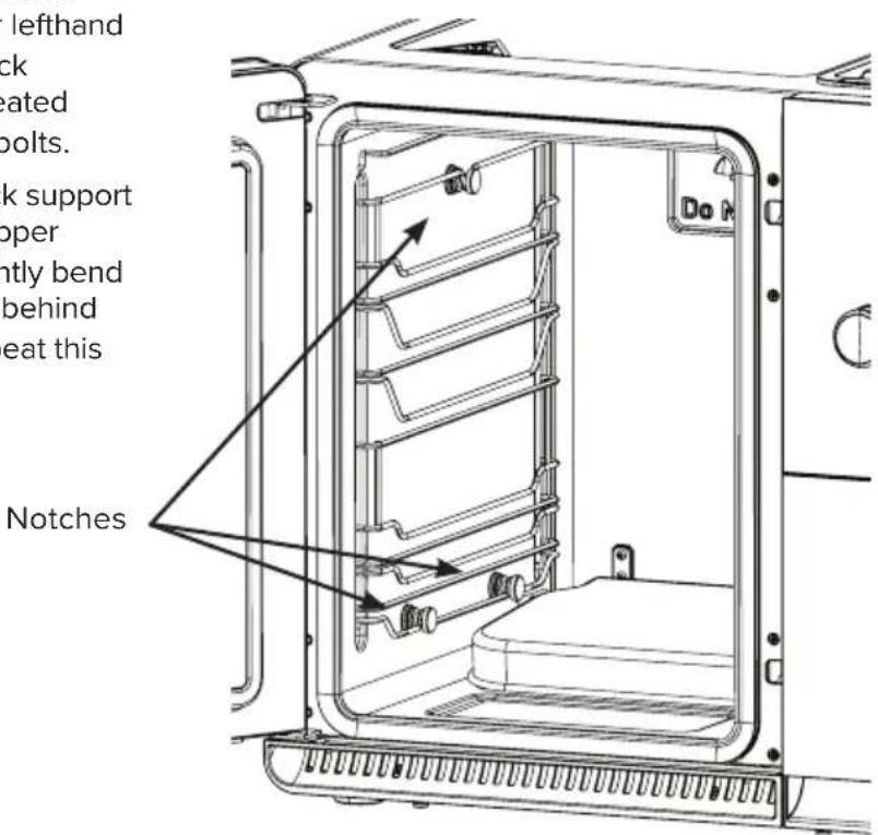 GE Profile P9SBCAS6WBB - Removable Rack Supports - 2