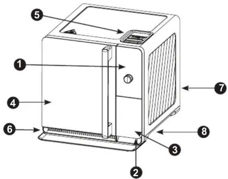 GE Profile P9SBCAS6WBB - Composants externes - 1