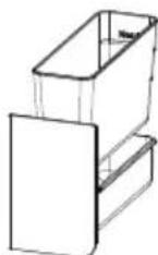 GE Profile P9SBCAS6WBB - Waste Bin &amp; Carrier - 4