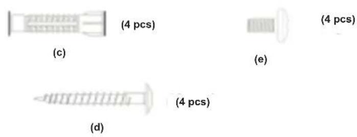 Irradio STVIR2242FIX - Tools required for installation and package contents - 2
