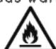 SABA FRD505WDBK D - Gas warning - 1