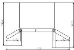 SABA FRD505WDBK D - Installation dimension - 3