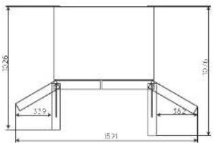 SABA FRD505WDBK D - Dimension de l'installation - 3