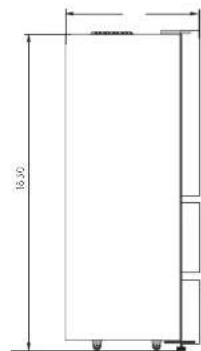 SABA FRD505WDBK D - Dimension de l'installation - 2