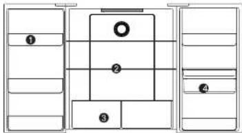 SABA FRD505WDBK D - Refrigerator chamber - 1