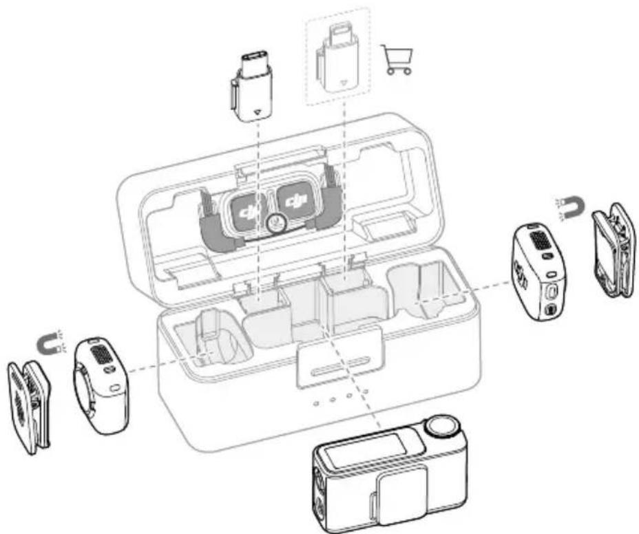 DJI Mic 3 - Stockage - 1
