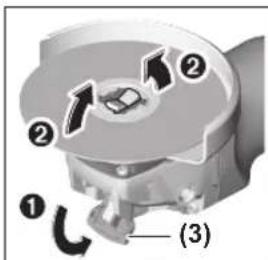 BOSCH GWX 18V11 S Professional - Slijpgereedschap demonteren - 1