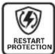 BOSCH GWX 18V11 S Professional - Restart protection - 1