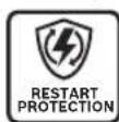 BOSCH GWX 18V11 S Professional - Protectie la repornire - 1