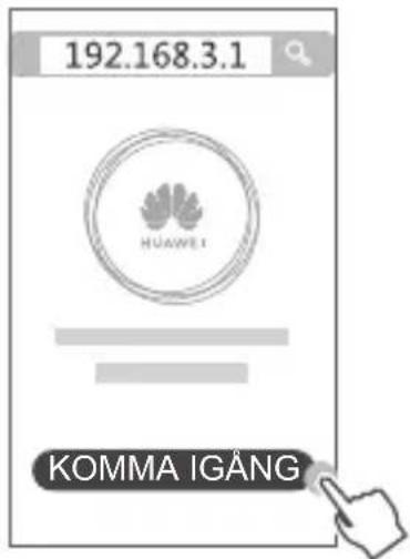 HUAWEI WiFi BE3 Pro - Anslut mobiltelefonen aller datorn till routerns Wi-Fi-nätverk (inget losenord). - 2