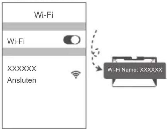 HUAWEI WiFi BE3 Pro - Anslut mobiltelefonen aller datorn till routerns Wi-Fi-nätverk (inget losenord). - 1