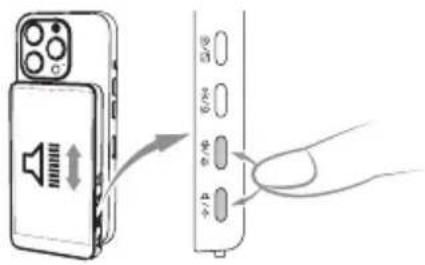 ROLLEI Easy Creator Selfie Monitor - Äänenvoimakkuus / Kirkkaus - 1