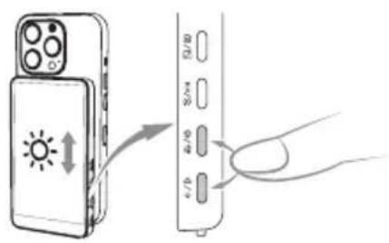 ROLLEI Easy Creator Selfie Monitor - Äänenvoimakkuus / Kirkkaus - 2