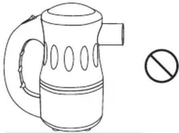 XPower A2S - Used As an Air Pump/Inflating (See Page 4: Parts Description) - 8